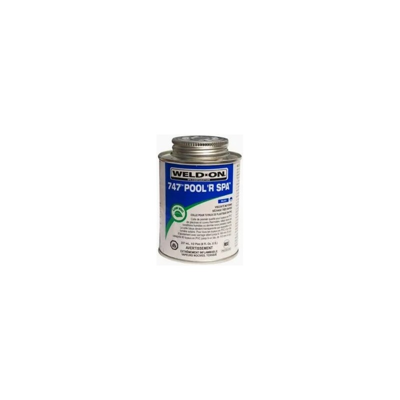 COLLE POUR TUYAUTERIE 473ML WELD-ON clear